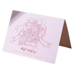 Custom Rose Best Wishes Anniversary Card Pink - minejerseys