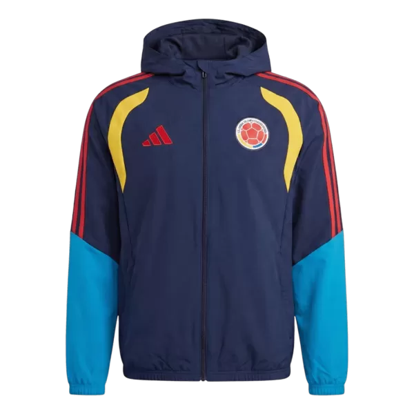 Colombia Windbreaker Hoodie Jacket Navy 2026 - minejerseys
