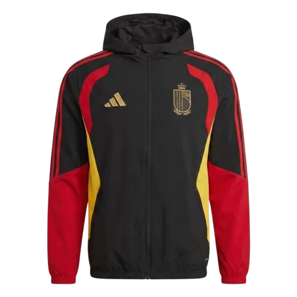 Belgium Windbreaker Hoodie Jacket Black 2026 - minejerseys