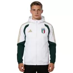 Italy Windbreaker Hoodie Jacket White 2026 - minejerseys