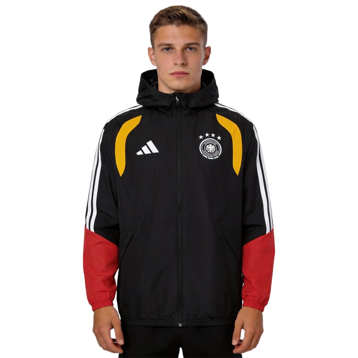 Germany Windbreaker Hoodie Jacket Red&amp;Black 2026