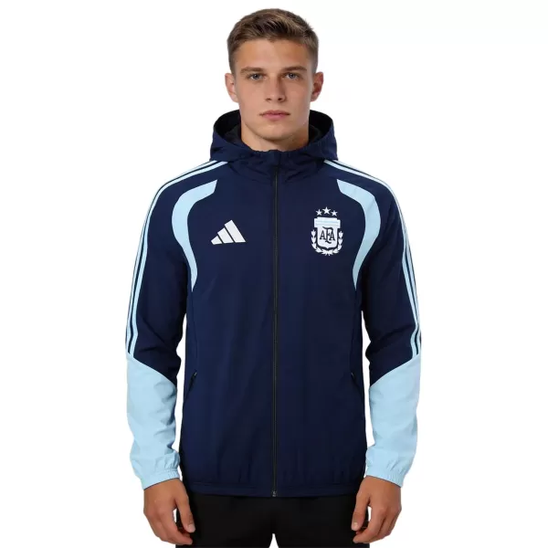 Argentina Windbreaker Hoodie Jacket Navy 2026 - minejerseys