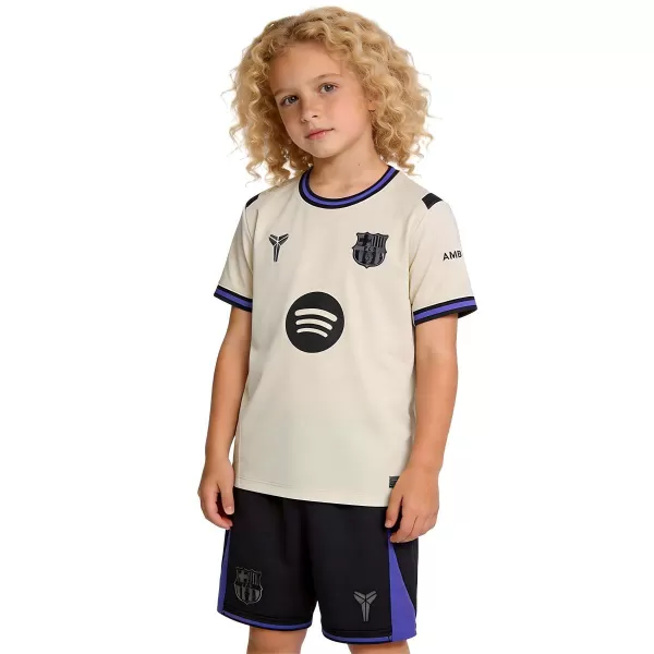 Kids Barcelona Away Jersey Kit 2025/26 - minejerseys