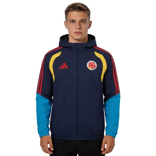Colombia Windbreaker Hoodie Jacket Navy 2026 - minejerseys