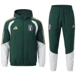 Italy Windbreaker Hoodie Kit(Top+Pants) Green 2026 - minejerseys