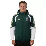 Italy Windbreaker Hoodie Jacket Green 2026 - minejerseys