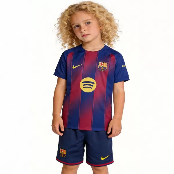 Kids Barcelona Home Jersey Kit 2025/26 - minejerseys