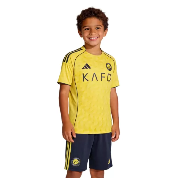 Kids Al Nassr Home Jersey Kit 2025/26 - minejerseys