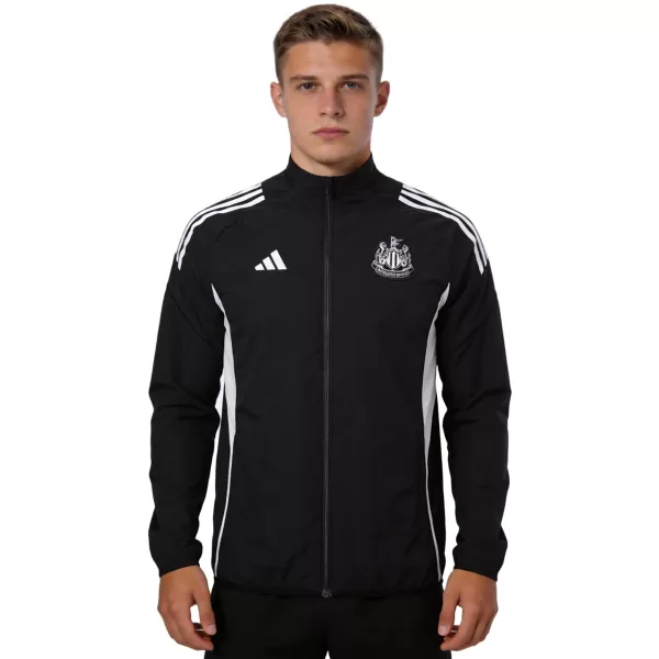 Newcastle United Windbreaker Jacket Black 2025/26 - minejerseys