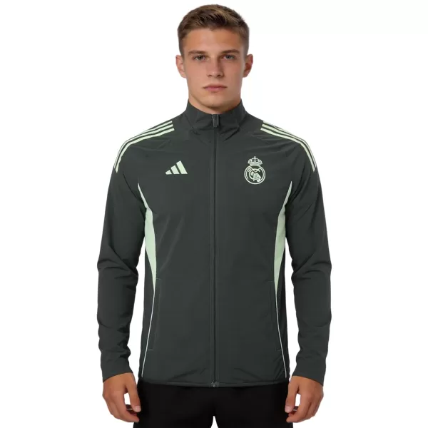 Real Madrid Windbreaker Jacket Green 2025/26 - minejerseys