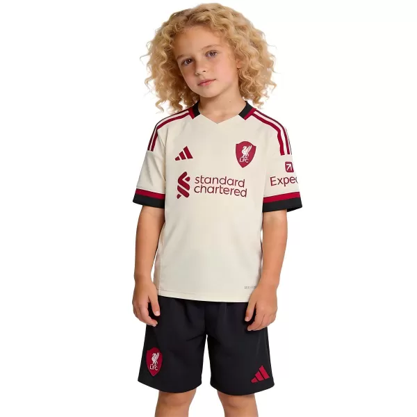 Kids Liverpool Away Jersey Kit 2025/26 - minejerseys