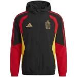 Belgium Windbreaker Hoodie Kit(Top+Pants) Black 2026 - minejerseys