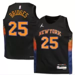 Unisex New York Knicks BRIDGES #25 Black Swingman Jersey - Statement Edition - minejerseys