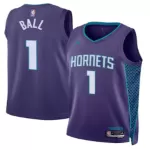 Unisex Charlotte Hornets BALL #1 Green Swingman Jersey - Statement Edition - minejerseys