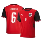 SEIWALD #6 Austria Home Jersey 2025/26 - minejerseys