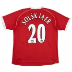 Solskjaer #20 Retro Manchester United Home Jersey 2006/07 - minejerseys