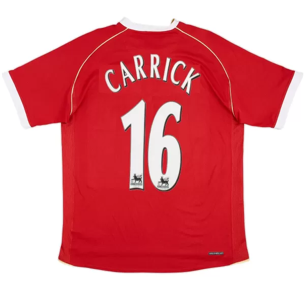 Carrick #16 Retro Manchester United Home Jersey 2006/07 - minejerseys