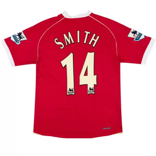 Smith #14 Retro Manchester United Home Jersey 2006/07 - minejerseys