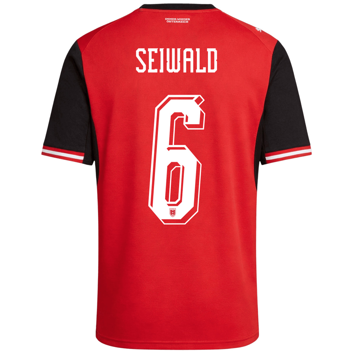 SEIWALD #6 Austria Home Jersey World Cup 2026