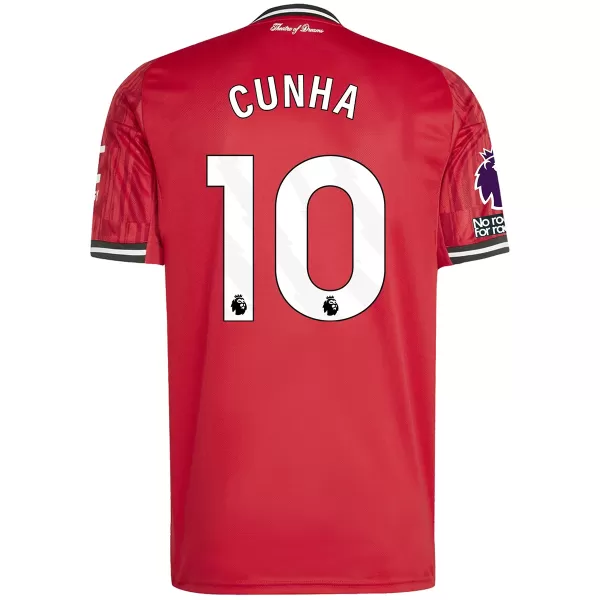 Cunha #10 Manchester United Home Jersey 2025/26 - [Super Replica] - minejerseys