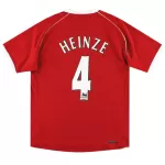 Heinze #4 Retro Manchester United Home Jersey 2006/07 - minejerseys