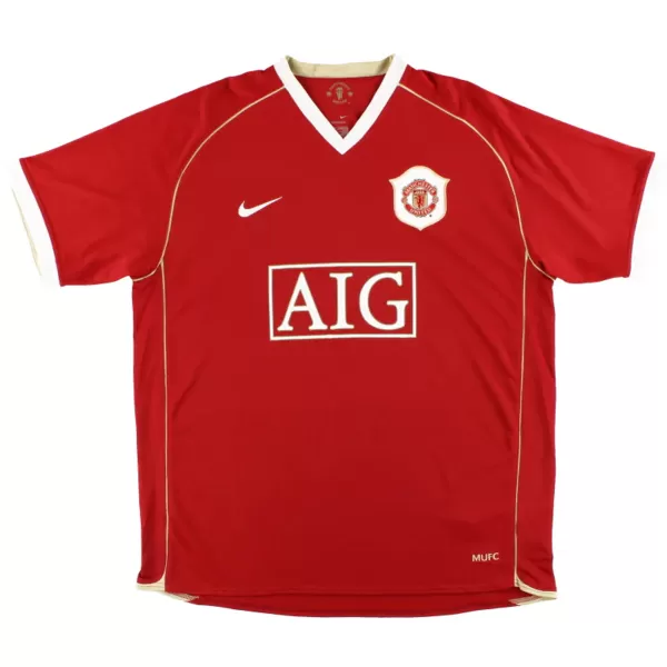 Retro Manchester United Home Jersey 2006/07 - minejerseys