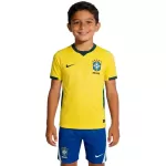 Kids Brazil Home Jersey Kit World Cup 2026 - minejerseys