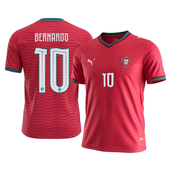 BERNARDO #10 Portugal Home Jersey 2025/26 - minejerseys