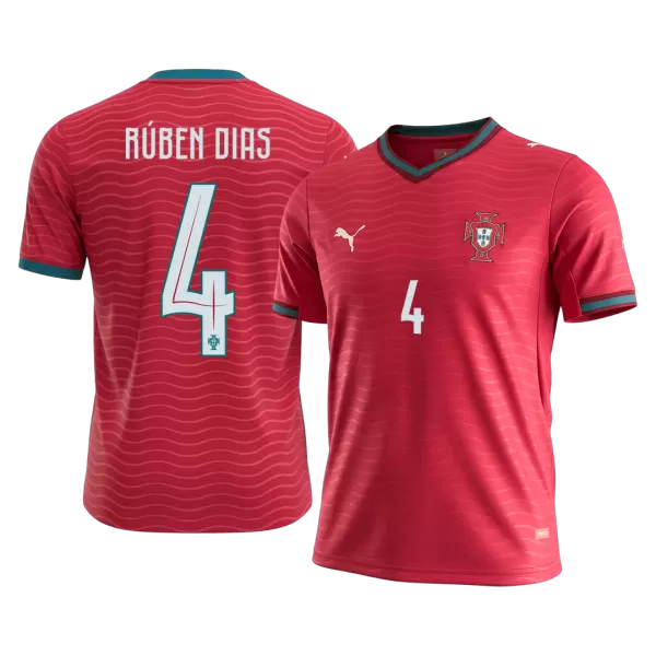 RÚBEN DIAS #4 Portugal Home Jersey 2025/26 - minejerseys