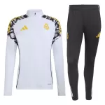 Kids Real Madrid x Marvel Zipper Sweatshirt Kit(Top+Pants) White 205/26 - minejerseys