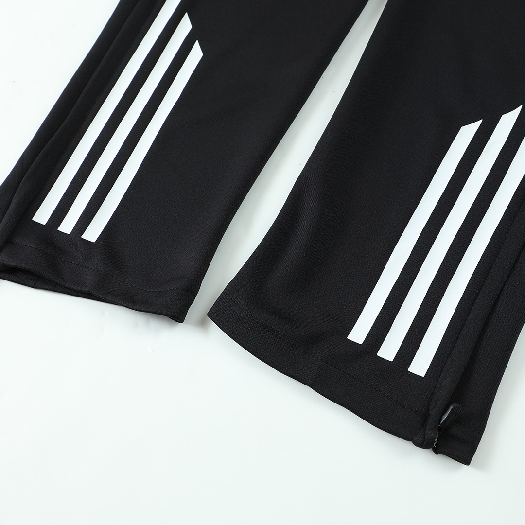 Kids Real Madrid x Marvel Zipper Sweatshirt Kit(Top+Pants) Black 2025/26