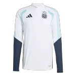 Argentina Zipper Sweatshirt Kit(Top+Pants) White 2026 - minejerseys