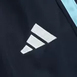 Argentina Zipper Sweatshirt Kit(Top+Pants) Navy 2026 - minejerseys
