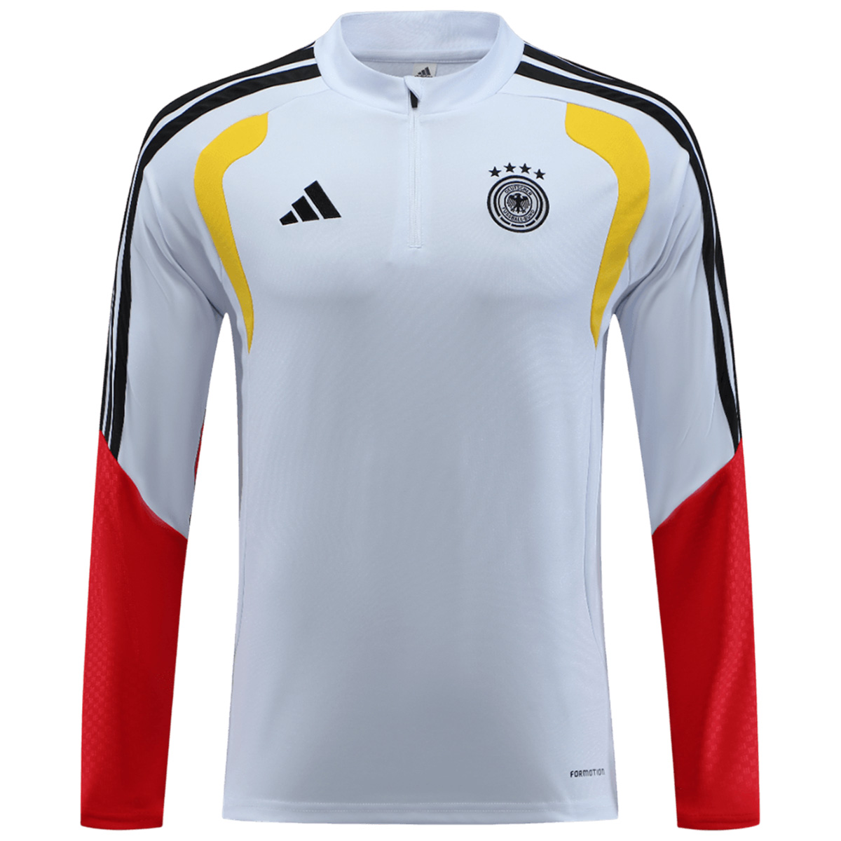 Kids Germany Zipper Sweatshirt Kit(Top+Pants) White 2026 Kids Germany Zipper Sweatshirt Kit(Top+Pants) White 2026