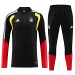 Kids Germany Zipper Sweatshirt Kit(Top+Pants) Black 2026 - minejerseys