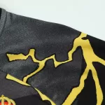 Kids Real Madrid x Marvel Zipper Sweatshirt Kit(Top+Pants) Black 2025/26 - minejerseys