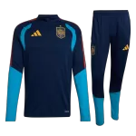 Spain Zipper Sweatshirt Kit(Top+Pants) Navy 2026 - minejerseys