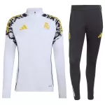 Kids Real Madrid x Marvel Zipper Sweatshirt Kit(Top+Pants) White 205/26 - minejerseys