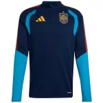 Kids Spain Zipper Sweatshirt Kit(Top+Pants) Navy 2026 - minejerseys