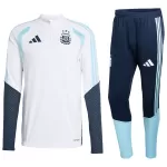 Kids Argentina Training Tracksuit Kit(Jacket+Pants) White 2026 - minejerseys