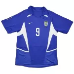 Ronaldo #9 Retro Brazil Away Jersey World Cup 2002 - minejerseys