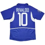 Rivaldo #10 Retro Brazil Away Jersey World Cup 2002 - minejerseys