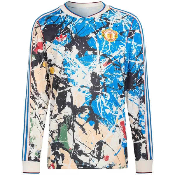 Manchester United Stone Roses Long Sleeve Jersey 2025/26 - minejerseys