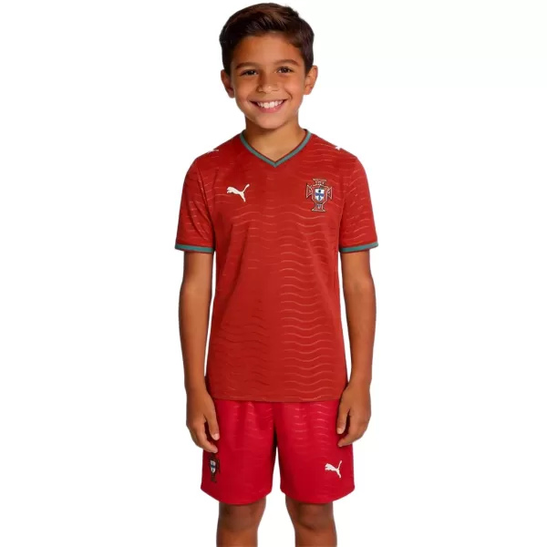 Kids Portugal Home Jersey Kit World Cup 2026 - minejerseys