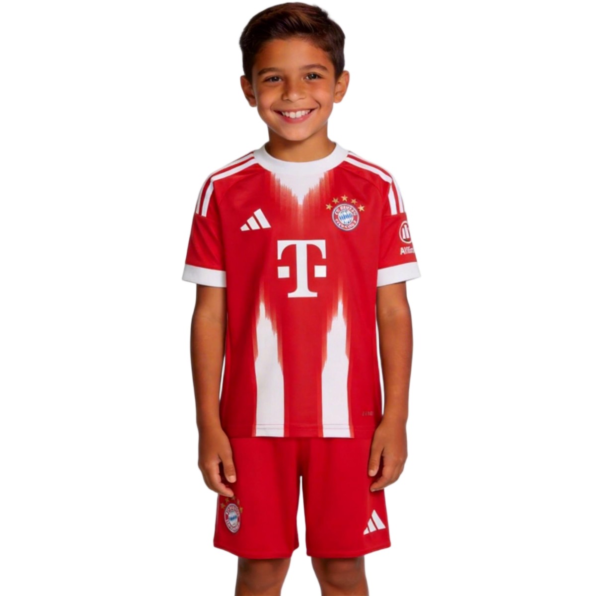 Kids Bayern Munich Home Jersey Kit 2025/26