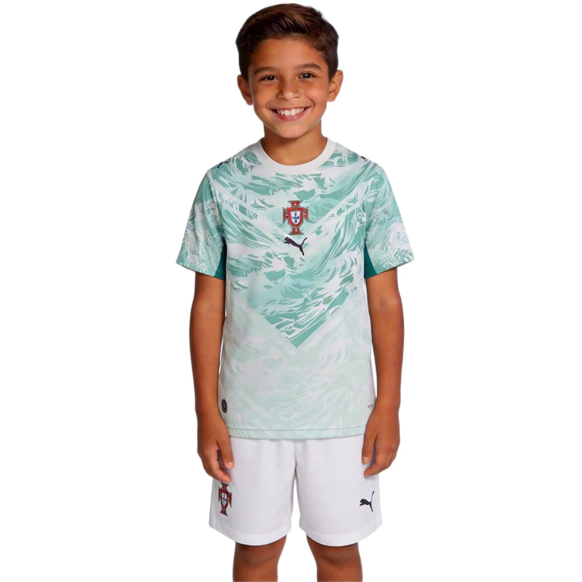 Kids Portugal Away Jersey Kit World Cup 2026