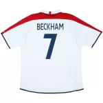 Beckham #7 Retro England Home Jersey Euro Cup 2004 - minejerseys