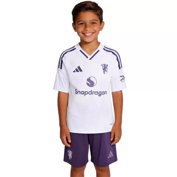 Kids Manchester United Away Jersey Kit 2025/26 - minejerseys