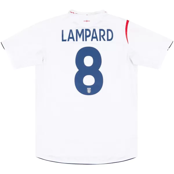 Lampard #8 Retro England Home Jersey World Cup 2006 - minejerseys