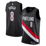 Unisex Portland Trail Blazers Deni Avdija #8 Black Swingman Jersey - Icon Edition - minejerseys